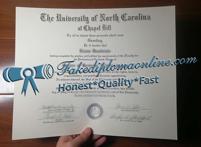 University of North Carolina degree