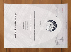 Walter Sisulu University diploma