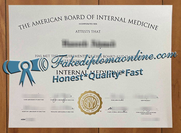 ABIM certificate 