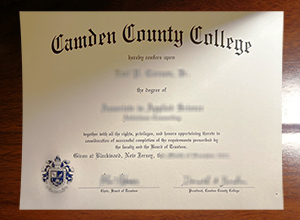 Camden County College diploma