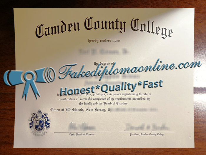 Camden County College degree
