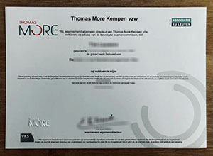Thomas More Hogeschool diploma