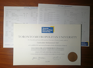 Toronto Metropolitan University degree and transcript