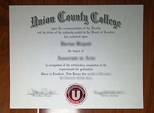 Union County College diploma