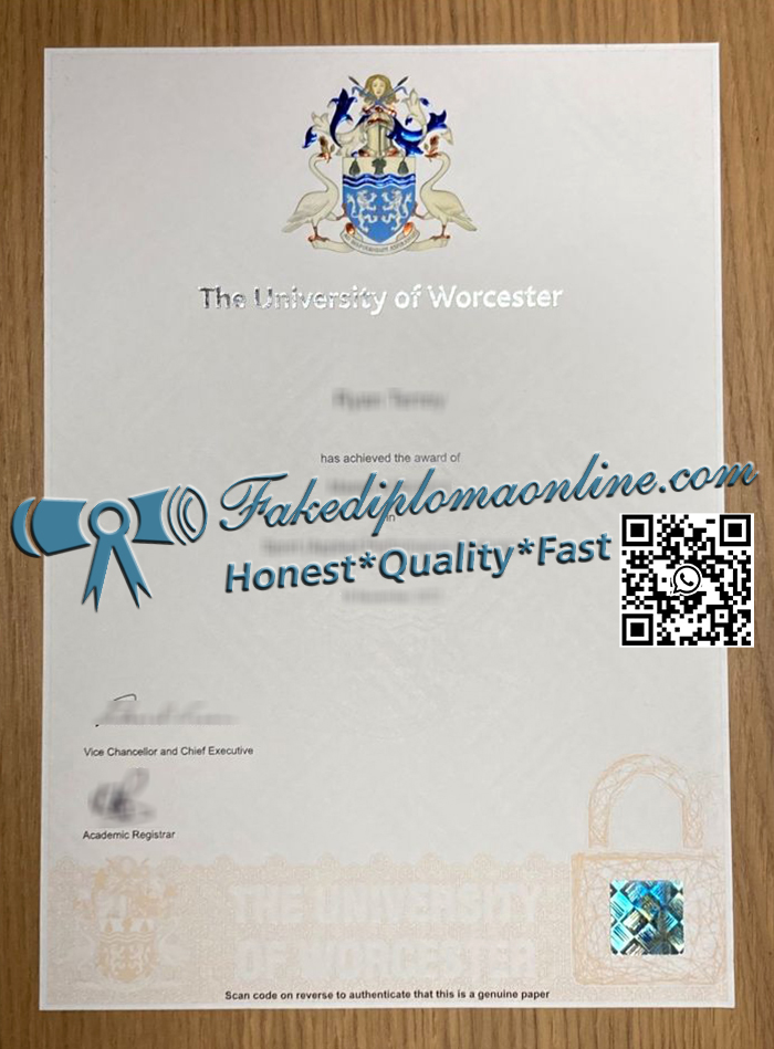University of Worcester diploma