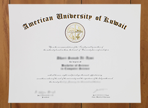 American University of Kuwait diploma