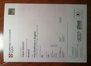 Cambridge B2 First certificate