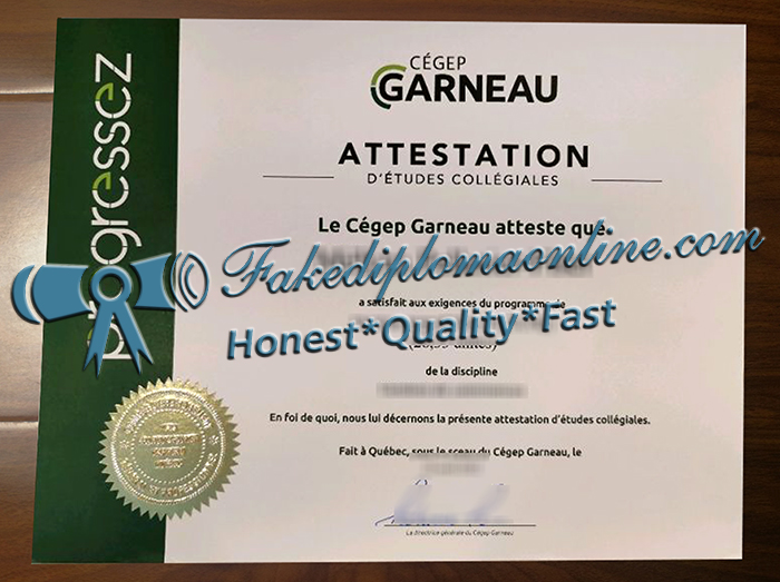 Cégep Garneau diploma