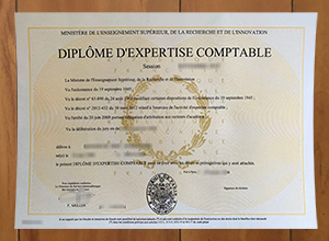 diplôme d'expertise comptable