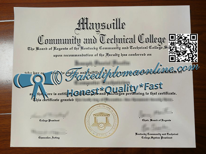 Maysville Community and Technical College diploma