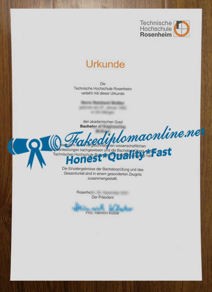 Technische Hochschule Rosenheim diploma