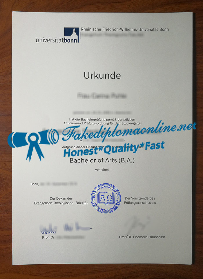 Universität Bonn diploma