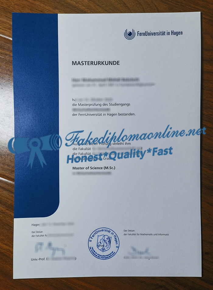 FernUniversität in Hagen diploma