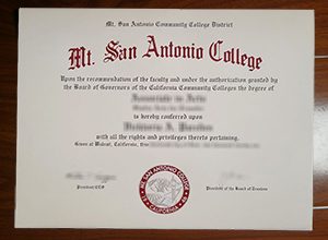 How much to buy a fake Mt. San Antonio College degree online