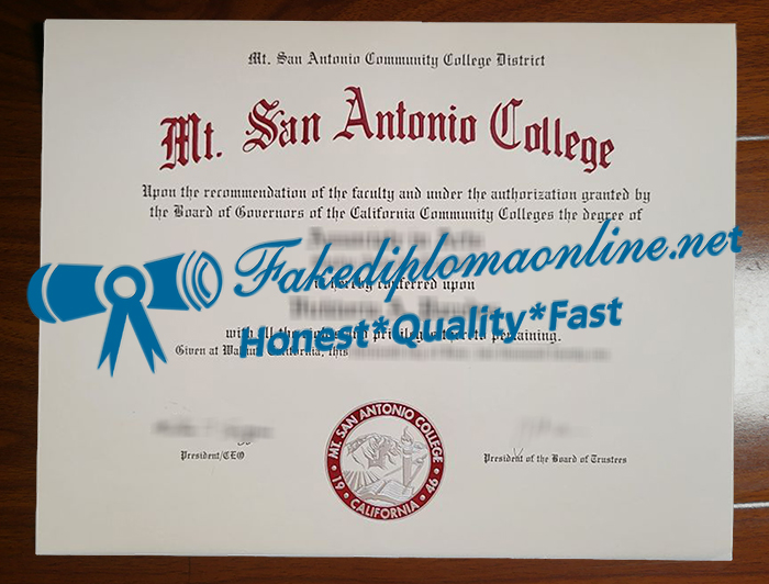 Mt. San Antonio College degree