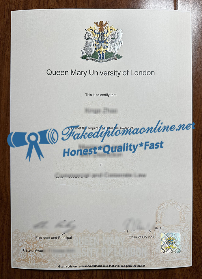 Queen Mary University of London degree