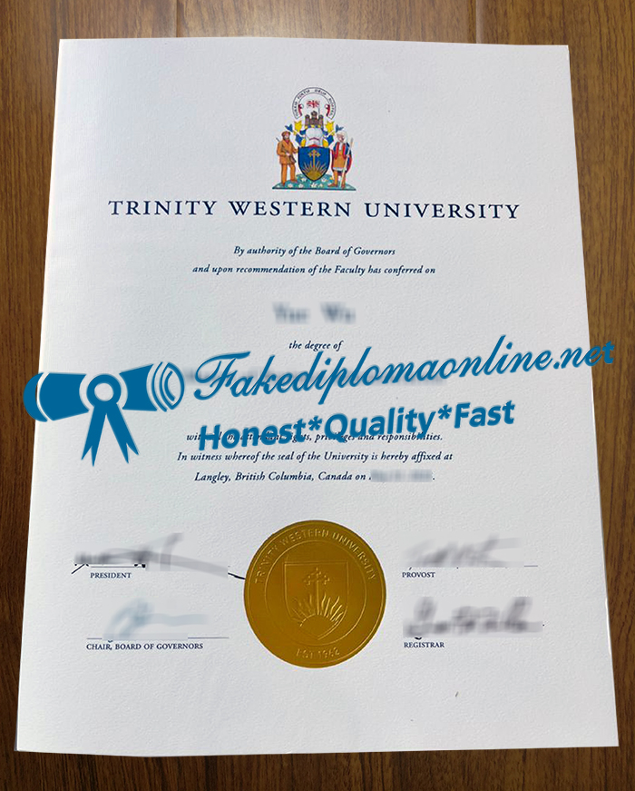 Trinity Western University degree