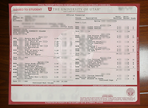 Where to buy a fake University of Utah official transcript online