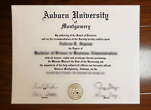 Auburn University at Montgomery diploma