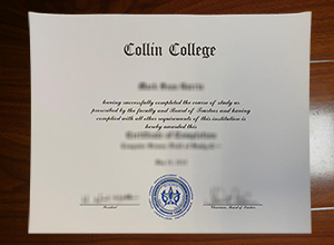 Collin College diploma