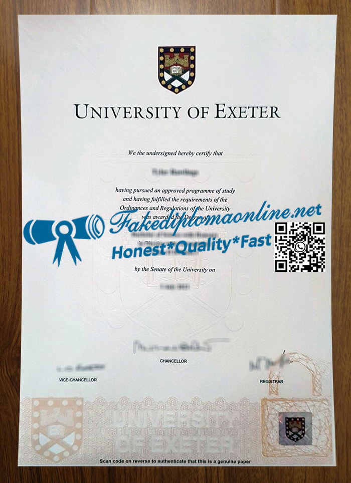 University-of-Exeter-diploma