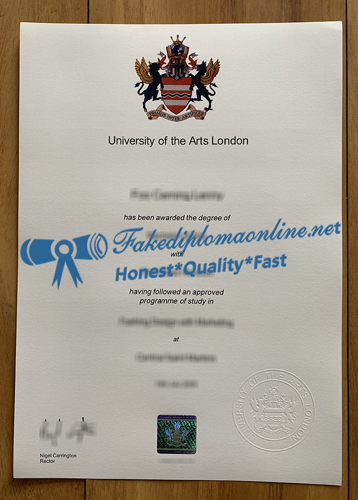 University of the Arts London degree