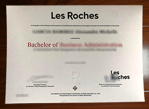 Les Roches diploma