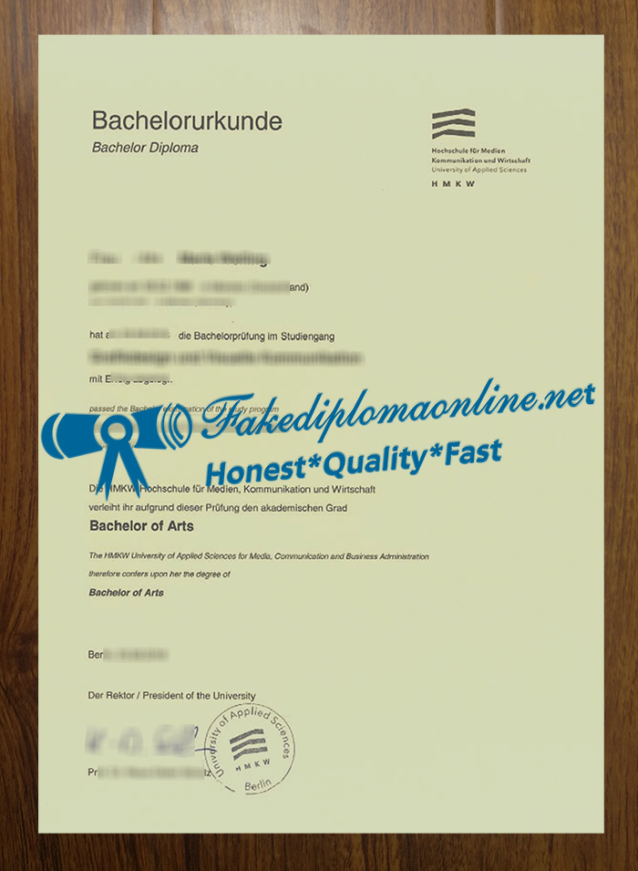 Hochschule für Medien Kommunikation und Wirtschaft degree