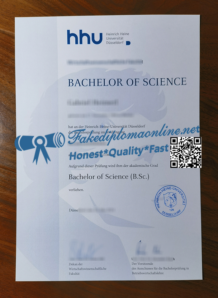 Heinrich-Heine-Universitat-Dusseldorf-diploma