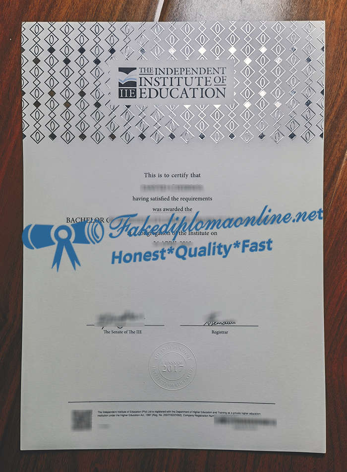 The Independent Institute of Education degree