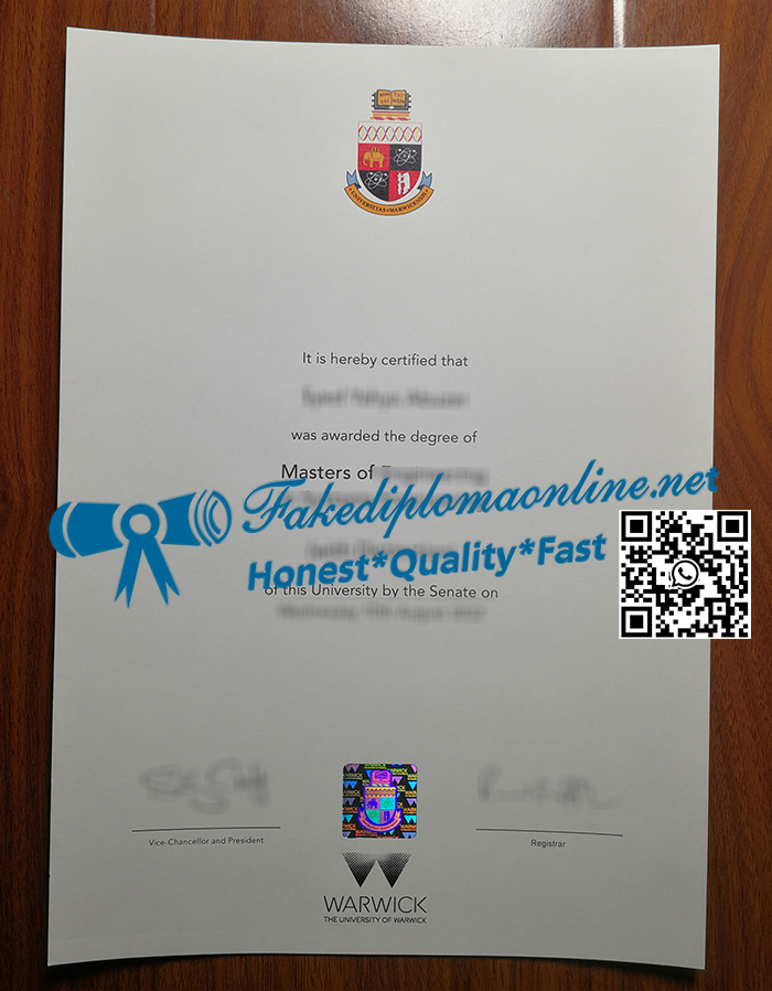 University of Warwick degree