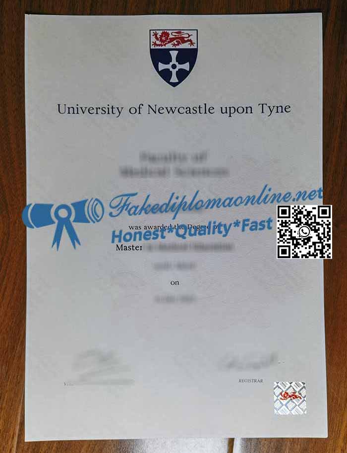 University of Newcastle upon Tyne diploma