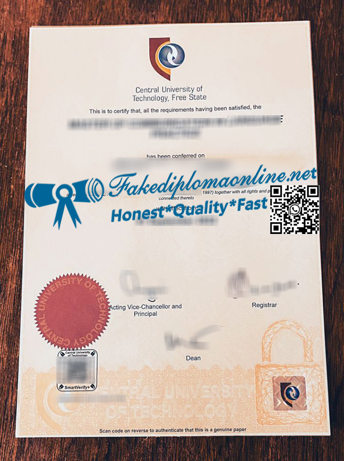 Central-University-of-Technology-Free-State-diploma