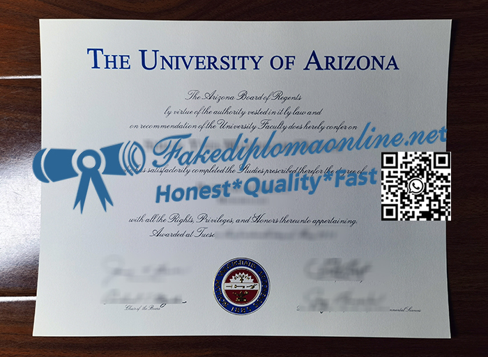 University-of-Arizona-diploma