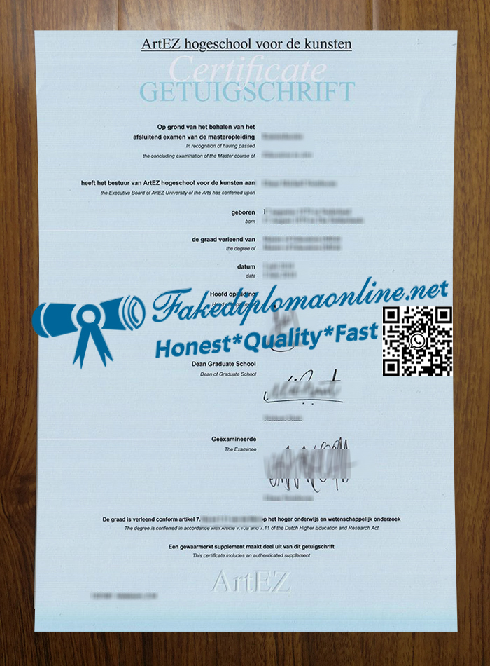 ArtEZ-Hogeschool-voor-de-Kunsten-degree