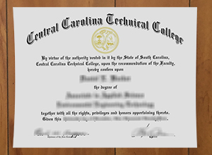Central Carolina Community College diploma