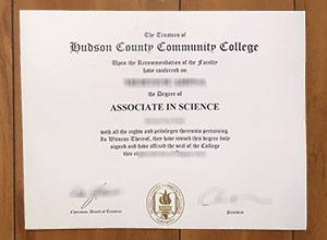 Hudson County Community College diploma