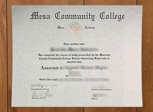 Mesa Community College diploma
