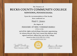 Bucks County Community College diploma