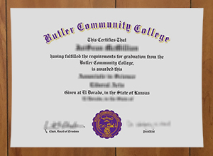 Butler Community College diploma