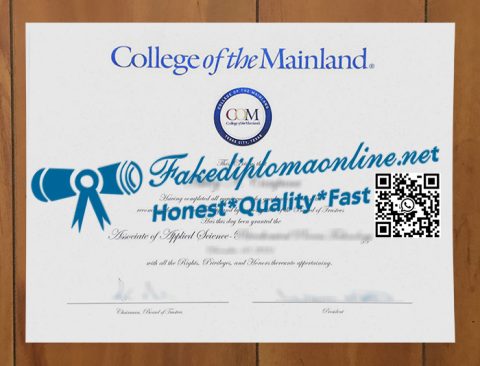 Buy College of the Mainland degree, order COM diploma online