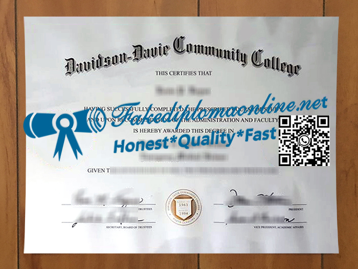 Davidson-County-Community-College-diploma