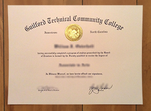 Guilford Technical Community College diploma