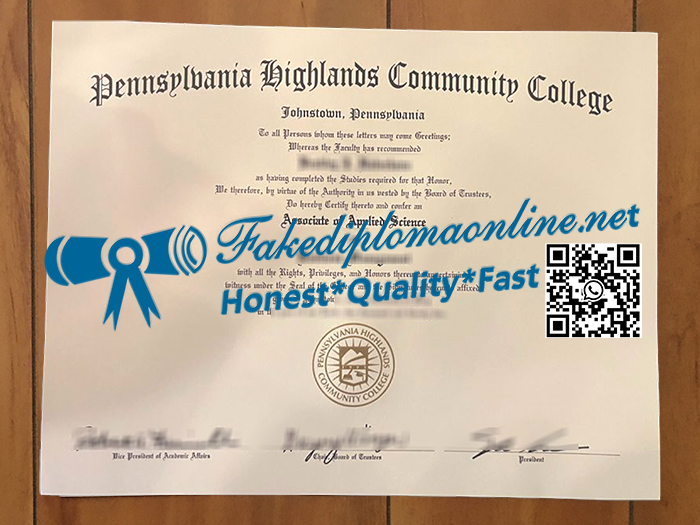 Pennsylvania Highlands Community College degree