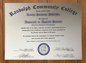 Randolph Community College diploma