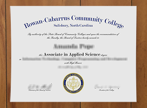 Rowan–Cabarrus Community College diploma