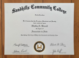 Sandhills Community College diploma