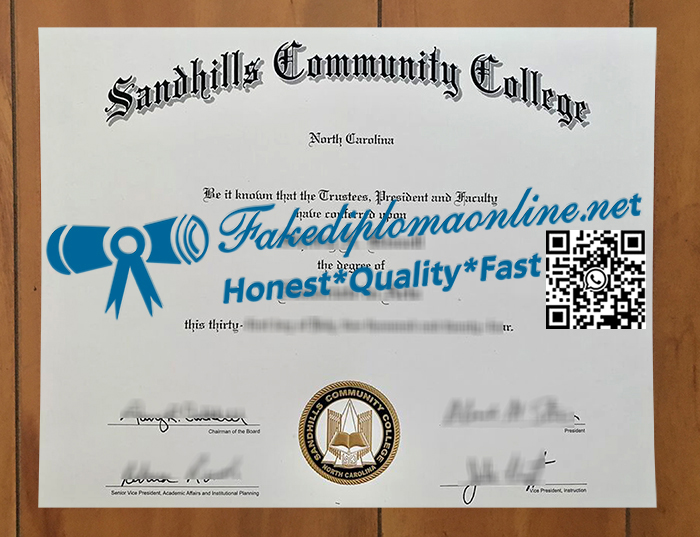 Sandhills-Community-College-diploma
