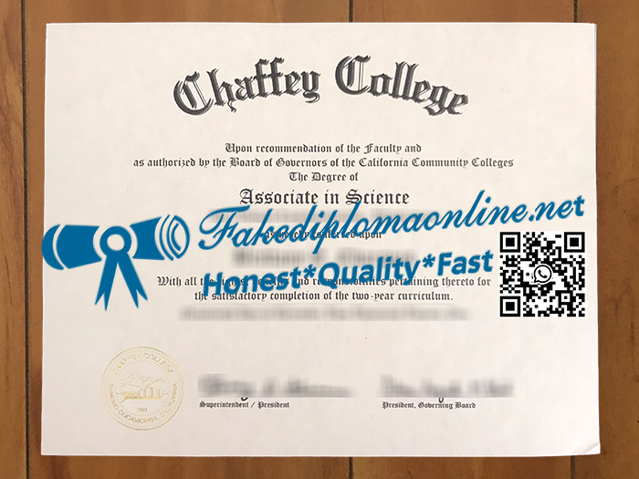 Chaffey College degree