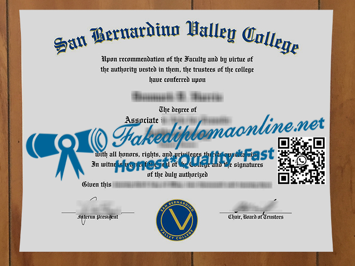 San Bernardino Valley College degree